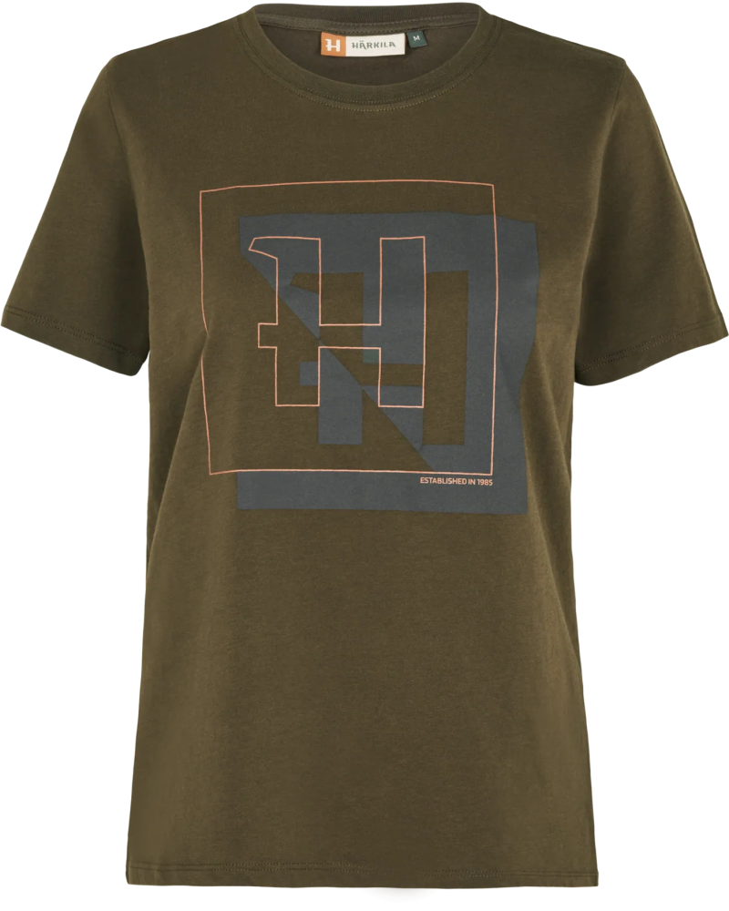 Sklep Trofeum - Koszulka Damska Harkila S/S H-Logo Willow Green