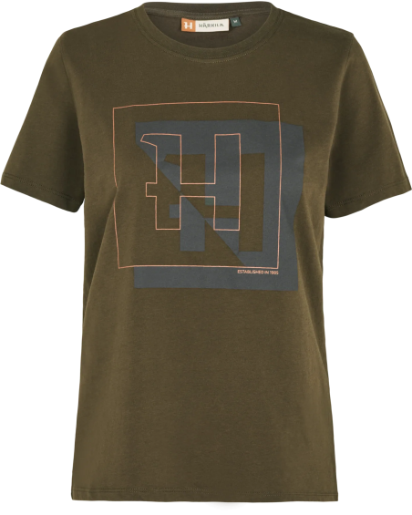 Koszulka Damska Harkila S/S H-Logo Willow Green