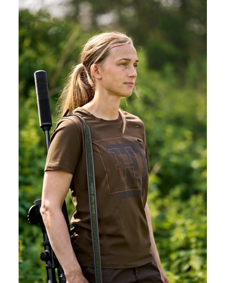 Sklep Trofeum - Koszulka Damska Harkila S/S H-Logo Willow Green