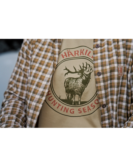 Sklep Trofeum - Koszulka Damska Harkila S/S Stag Badge Sand