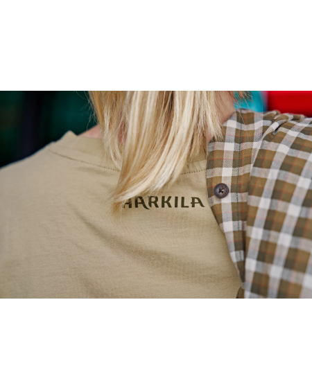 Sklep Trofeum - Koszulka Damska Harkila S/S Stag Badge Sand