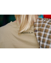 Koszulka Damska Härkila Stag Badge Sand – Stylowy T-shirt dla Dian