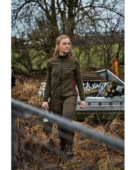 Sklep Trofeum - Spodnie Damskie Harkila Scandinavian Willow Green/Deep Brown