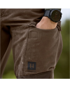 Spodnie Härkila Scandinavian Dark Earth/Slate Brown – Wytrzymałe i ciche