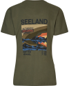 Koszulka damska Seeland Leala Grape Leaf – Wygodny T-shirt myśliwski