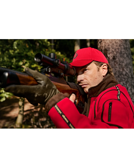 Dwustronny polar Härkila Kamko Regal Red / Brown | Kurtka myśliwska
