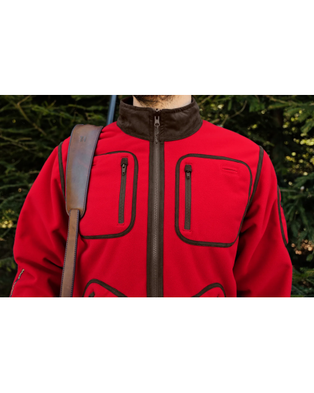 Dwustronny polar Härkila Kamko Regal Red / Brown | Kurtka myśliwska
