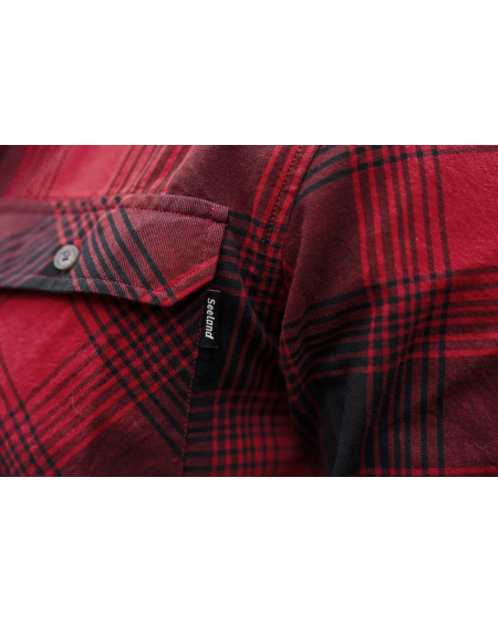 Koszula flanelowa Seeland Glen L/S – Red Check | Sklep Trofeum