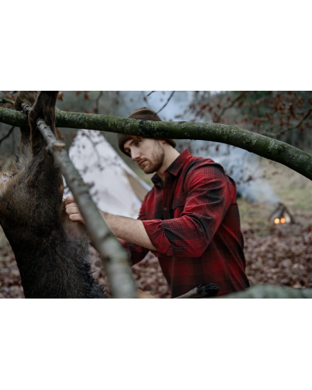 Koszula flanelowa Seeland Glen L/S – Red Check | Sklep Trofeum