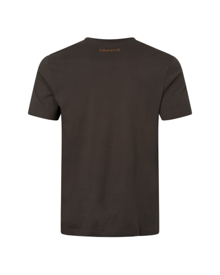 Koszulka Härkila Scandinavian S/S Shadow Brown | T-shirt myśliwski