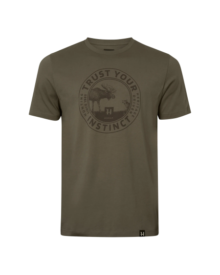 Koszulka Härkila Moose S/S Tarmac – Stylowy T-shirt myśliwski