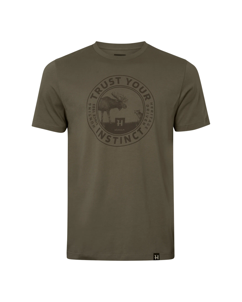 Koszulka Härkila Moose S/S Tarmac – Stylowy T-shirt myśliwski
