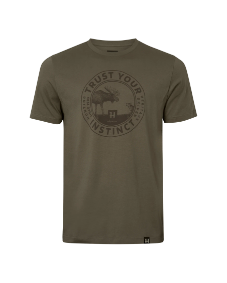 Koszulka Härkila Moose S/S Tarmac – Stylowy T-shirt myśliwski