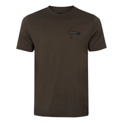 Koszulka Harkila Logo Band S/S Shadow Brown / Tarmac