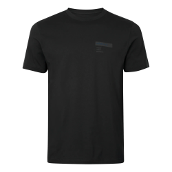 Koszulka Harkila Logo Band S/S Anthracite / Sea Blue