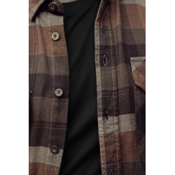Koszula Härkila Asmund L/S Rust Brown Check – Stylowa koszula myśliwska