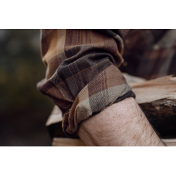 Koszula Härkila Asmund L/S Rust Brown Check – Stylowa koszula myśliwska