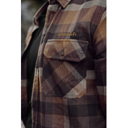 Koszula Härkila Asmund L/S Rust Brown Check – Stylowa koszula myśliwska