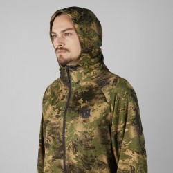 Kurtka Harkila Deer Stalker Camo Cover AXIS MSP Forest – Lekka ochrona przed deszczem i wiatrem