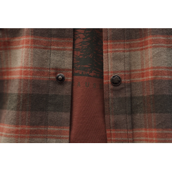 Koszula Harkila Aivak L/S Autumn Orange Check – Klasyczna elegancja w terenie