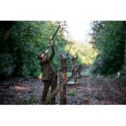 Kamizelka Damska Harkila Skye Shooting Willow Green/Shadow Brown – Styl i funkcjonalność