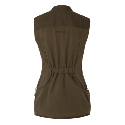 Kamizelka Damska Harkila Skye Shooting Willow Green/Shadow Brown – Styl i funkcjonalność