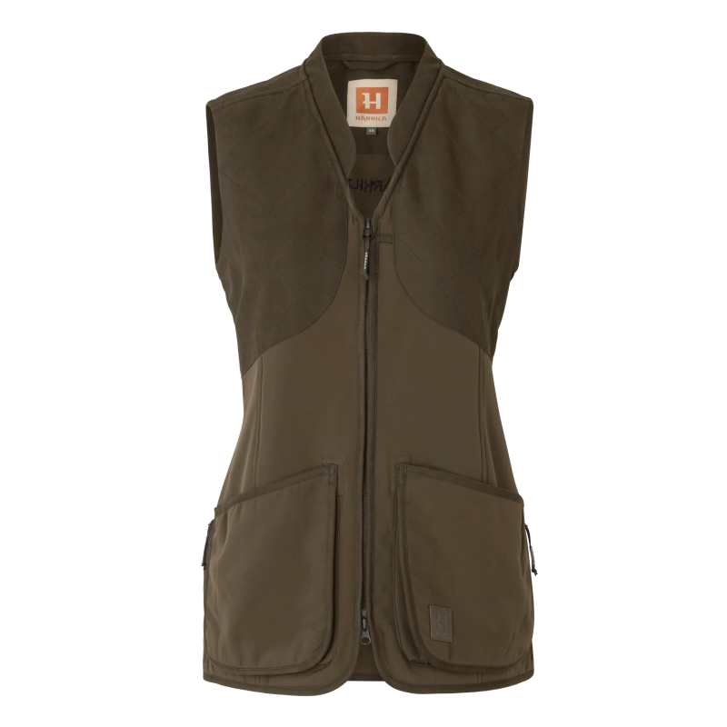 Kamizelka Damska Harkila Skye Shooting Willow Green / Shadow Brown